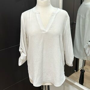 White blouse. Maurices. Size small.